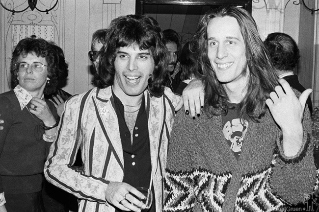 Billie Jean King, Freddie Mercury and Todd Rundgren, NYC - 1976