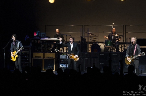 Paul McCartney and his band, NYC - 2010