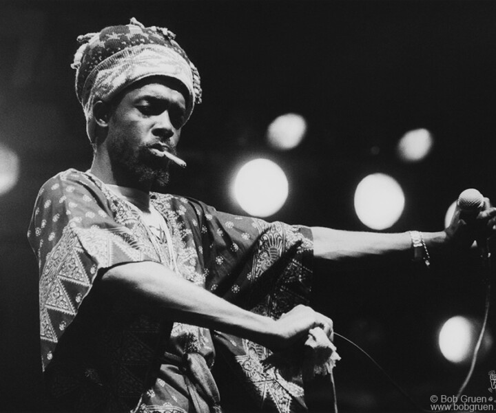 Peter Tosh, Central Park, NYC. August 1979. Image #: PeterTosh879_1-20a_1979 © Bob Gruen