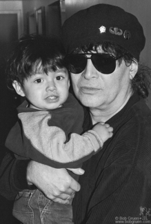 Alan Vega and Dante, NYC - 1999