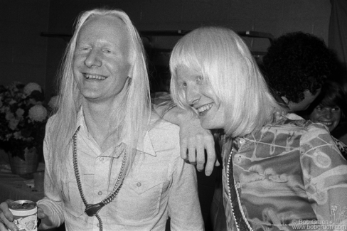 Johnny Winter and Edgar Winter, NYC - 1974