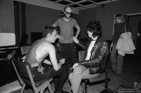 Richard Hell, Bob Quine and Mick Jones, England - 1977