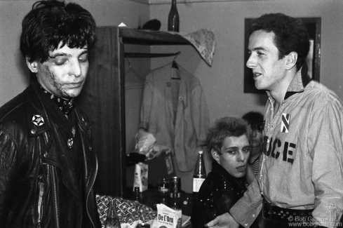 Alan Vega, Paul Simonon and Joe Strummer, England - 1978