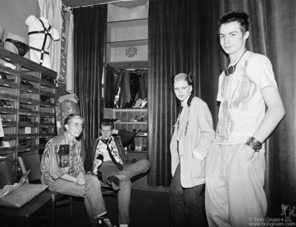 Simon, Marco Pironi, Soo Catwoman and Sid Vicious, London - 1976