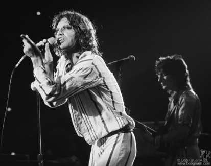 Mick Jagger and Ron Wood, LA - 1975