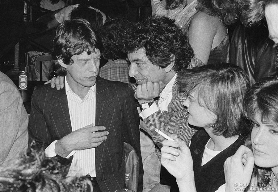 Mick Jagger and Jerry Brandt, NYC - 1983