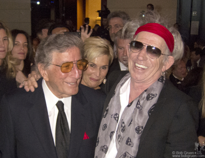 Tony Bennett and Keith Richards, NYC - 2011