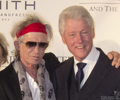 Keith Richards and President Bill Clinton, NYC - 2011