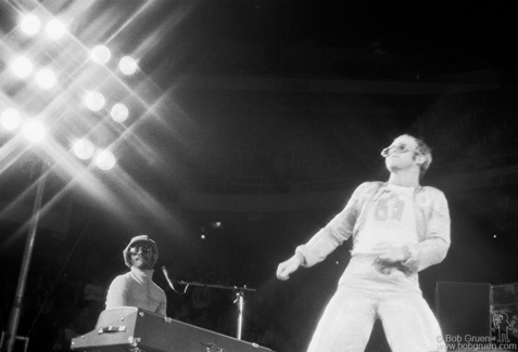 Elton John and Stevie Wonder, MA - 1973