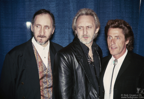 Pete Townshend, John Entwistle and Roger Daltrey, NYC - 1990