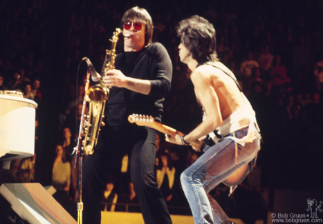 Bobby Keys and Keith Richards, NYC - 1981