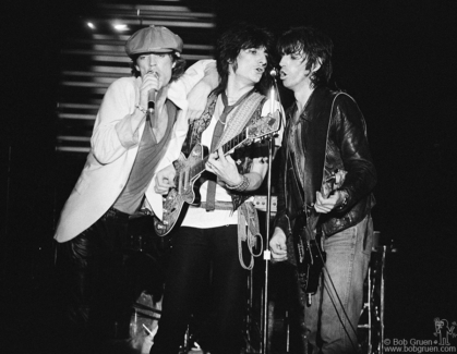 Mick Jagger, Ron Wood and Keith Richards, SC - 1978