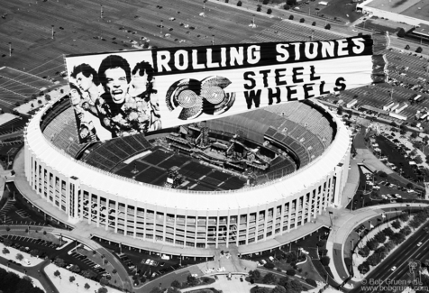 Rolling Stones banner, PA - 1989