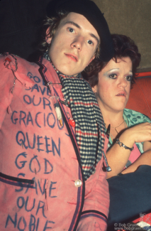 Johnny Rotten and Helen Wellington-Lloyd aka Helen Of Troy, London - 1976