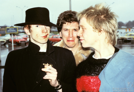 Johnny Rotten, Steve Jones and Paul Cook, Luxembourg - 1977