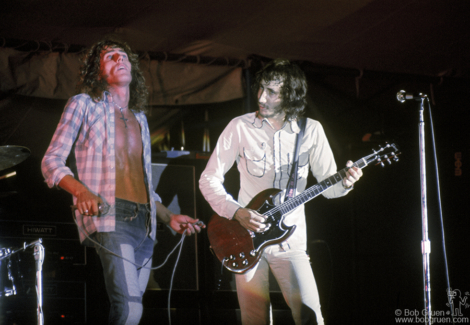 Roger Daltrey and Pete Townshend, NY - 1971