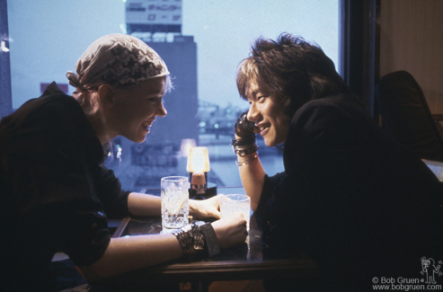 Yutaka Tadokoro and Carrie Hamilton, Tokyo - 1987