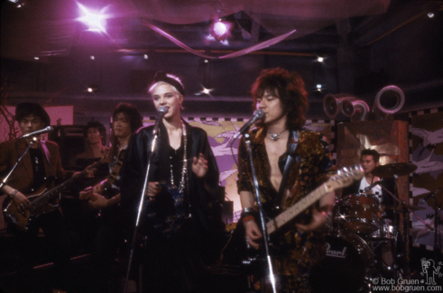 Yutaka Tadokoro, Carrie Hamilton and band, Tokyo - 1987