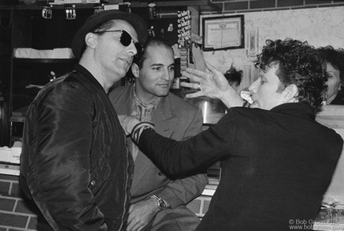 JB Mondino and Tom Waits, NYC - 1985