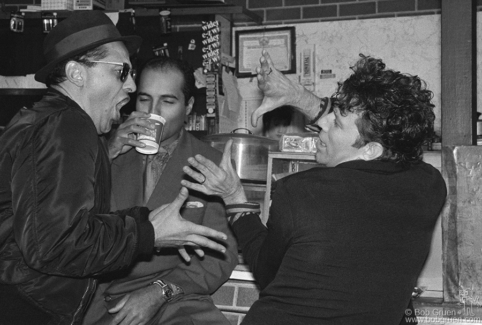 JB Mondino and Tom Waits, NYC - 1985