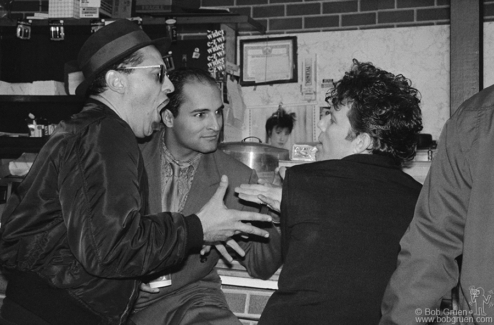 JB Mondino and Tom Waits, NYC - 1985