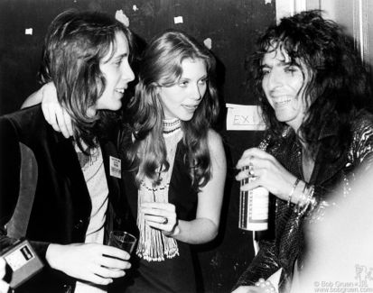 Todd Rundgren, Bebe Buell and Alice Cooper, NJ - 1972