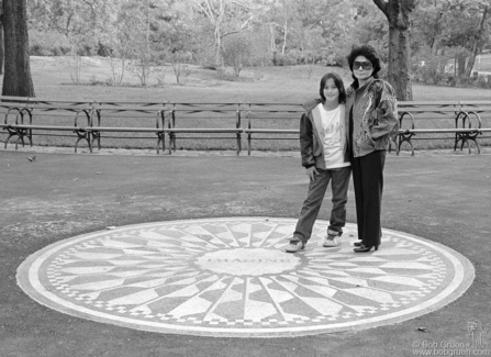 Sean Lennon and Yoko Ono, NYC - 1985