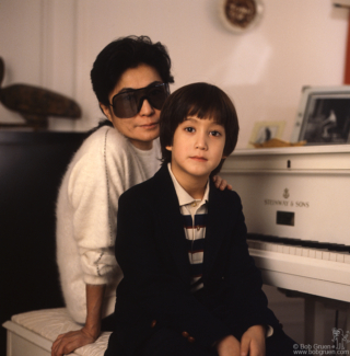 Sean Lennon and Yoko Ono, NYC - 1982