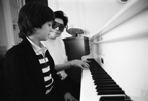 Sean Lennon and Yoko Ono, NYC - 1982