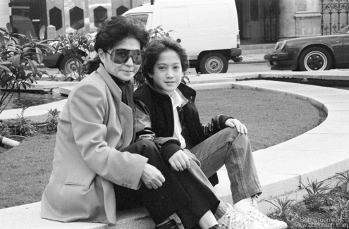 Yoko Ono and Sean Lennon, England - 1986