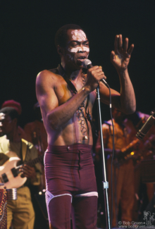 Fela Kuti, NYC - 1986