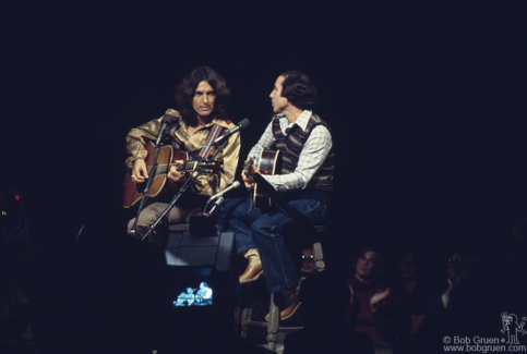 George Harrison and Paul Simon, NYC - 1976